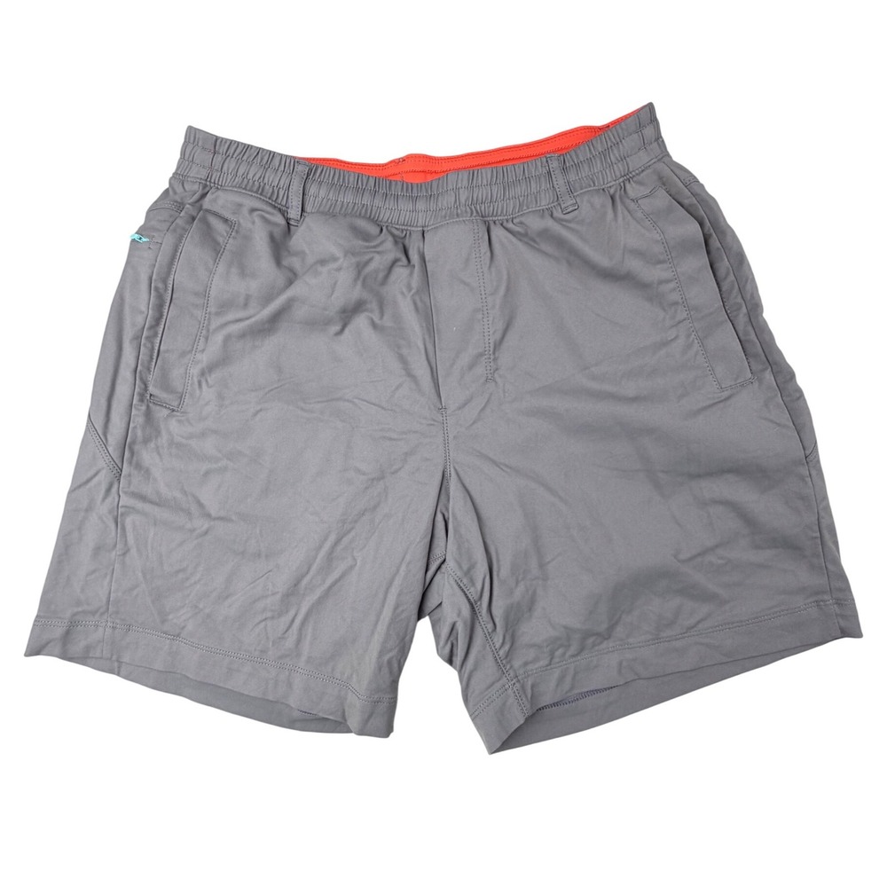 Birddogs Mens L Gray Built-in Liner Gym Athletic Shorts Regular Fit